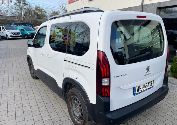 Peugeot Rifter cena 59990 przebieg: 124000, rok produkcji 2019 z Zgierz małe 154